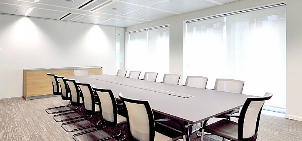 Conference room credenza clearance with refrigerator